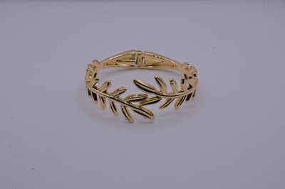 Gold Leaf Style Elegant Bracelet